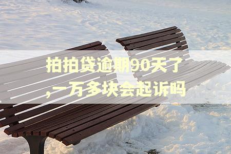 拍拍贷逾期90天了,一万多块会起诉吗