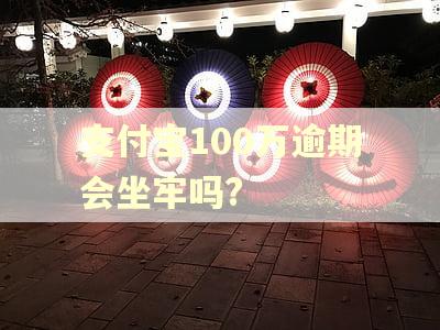 支付宝100万逾期会坐牢吗?