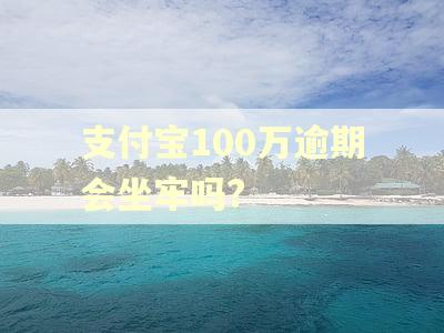 支付宝100万逾期会坐牢吗?