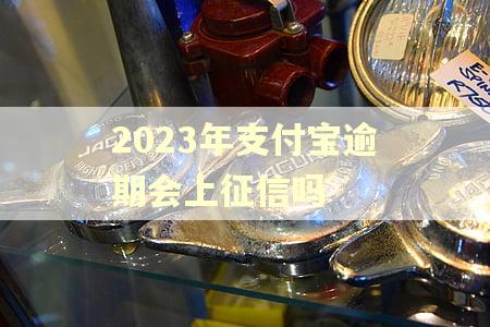 2023年支付宝逾期会上征信吗