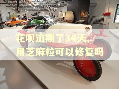 花呗逾期了34天,用芝麻粒可以修复吗