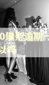 360借条逾期一年可以吗