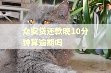 众安贷还款晚10分钟算逾期吗 众安贷还款晚10分钟算逾期吗