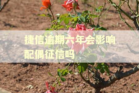 捷信逾期六年会影响配偶征信吗