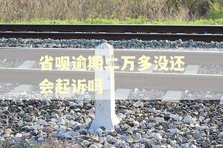 省呗逾期二万多没还会起诉吗