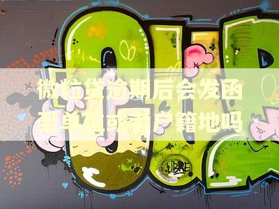 微粒贷逾期后会发函至单位或者户籍地吗