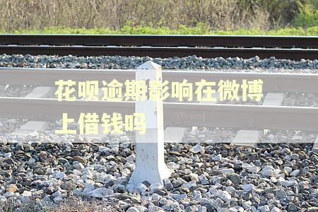 花呗逾期影响在微博上借钱吗