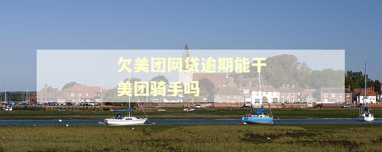 欠美团网贷逾期能干美团骑手吗