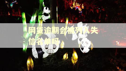 网贷逾期会被列入失信名单吗