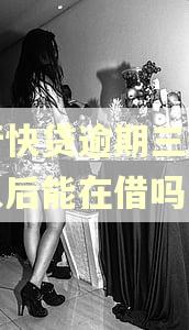 建行快贷逾期三天还上以后能在借吗