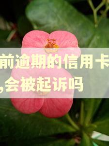 以前逾期的信用卡注销,会被起诉吗