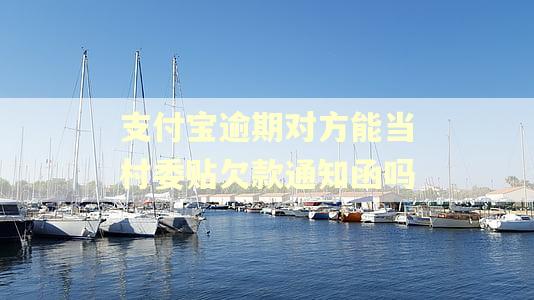 支付宝逾期对方能当村委贴欠款通知函吗
