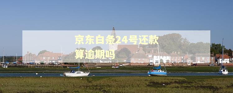 京东白条24号还款算逾期吗