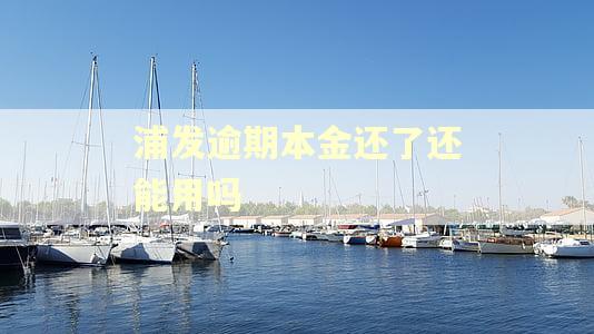 浦发逾期本金还了还能用吗