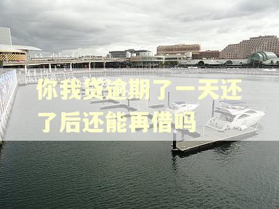 你我贷逾期了一天还了后还能再借吗