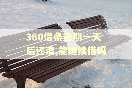 360借条逾期一天后还清,能继续借吗
