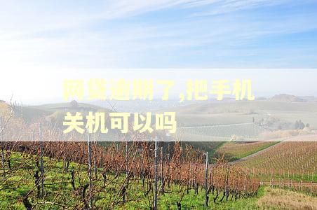 网贷逾期了,把手机关机可以吗