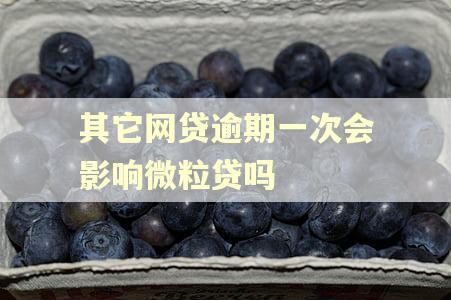 其它网贷逾期一次会影响微粒贷吗