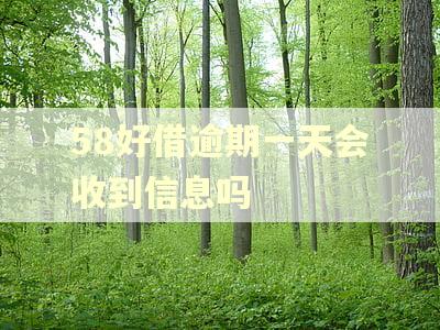 58好借逾期一天会收到信息吗