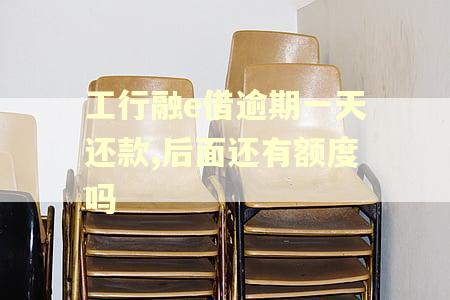 工行融e借逾期一天还款,后面还有额度吗