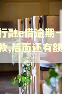 工行融e借逾期一天还款,后面还有额度吗 工行融e借逾期一天还款,后面还有额度吗