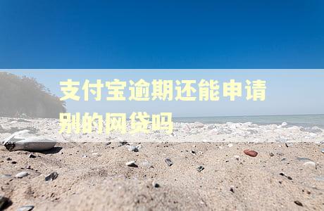 支付宝逾期还能申请别的网贷吗 支付宝逾期还能申请别的网贷吗