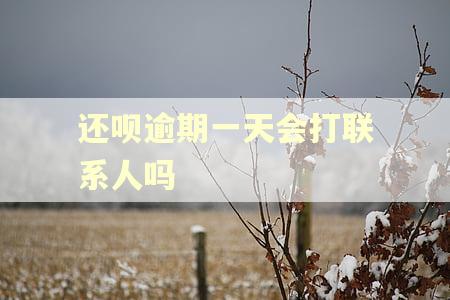 还呗逾期一天会打联系人吗