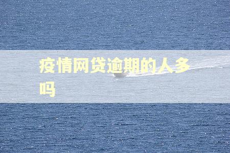 疫情网贷逾期的人多吗