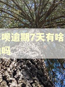 借呗逾期7天有啥影响吗