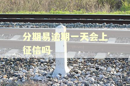 分期易逾期一天会上征信吗