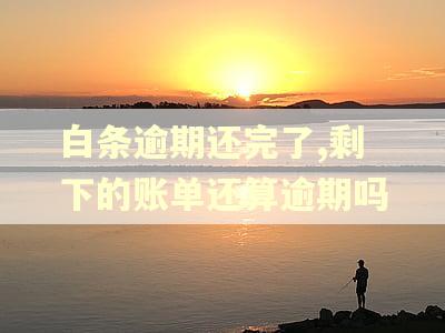 白条逾期还完了,剩下的账单还算逾期吗