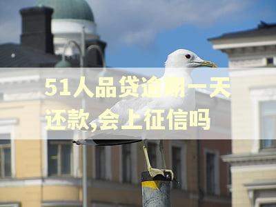 51人品贷逾期一天还款,会上征信吗 51人品贷逾期一天还款,会上征信吗