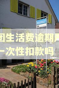 美团生活费逾期严重会一次性扣款吗