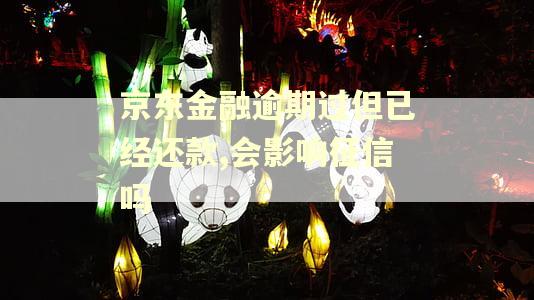 京东金融逾期过但已经还款,会影响征信吗
