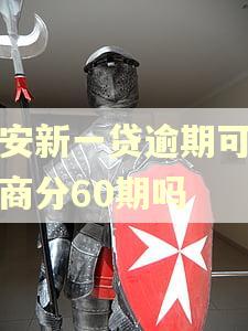 平安新一贷逾期可以协商分60期吗