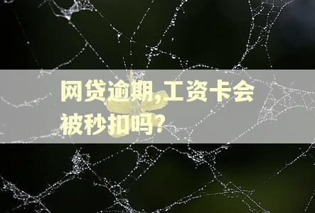网贷逾期,工资卡会被秒扣吗?