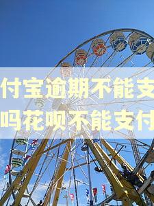 支付宝逾期不能支付了吗花呗不能支付吗