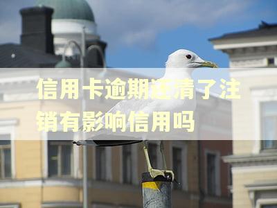 信用卡逾期还清了注销有影响信用吗