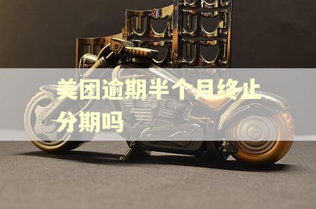 美团逾期半个月终止分期吗