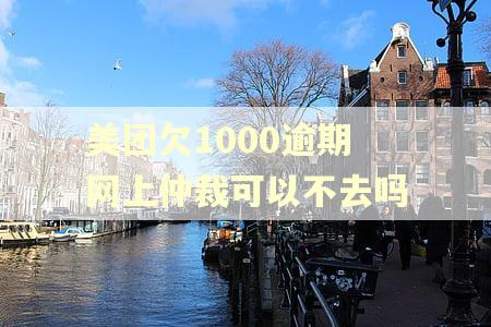 美团欠1000逾期网上仲裁可以不去吗