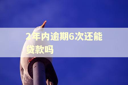 2年内逾期6次还能贷款吗