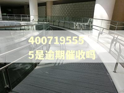 4007195555是逾期催收吗