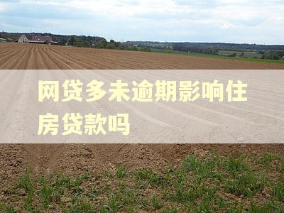 网贷多未逾期影响住房贷款吗