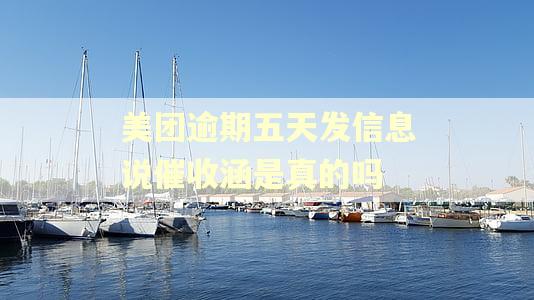 美团逾期五天发信息说催收涵是真的吗