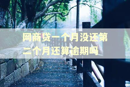 网商贷一个月没还第二个月还算逾期吗