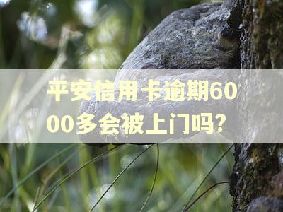 平安信用卡逾期6000多会被上门吗?