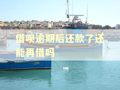 借呗逾期后还款了还能再借吗