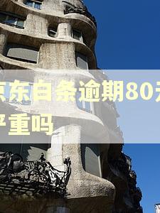 京东白条逾期80元严重吗
