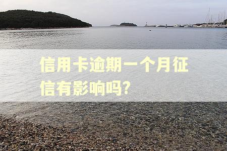 信用卡逾期一个月征信有影响吗?