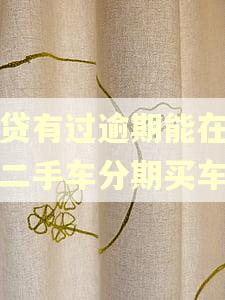 小贷有过逾期能在瓜子二手车分期买车吗